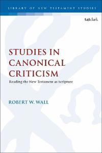 Bokomslag for "Studies in Canonical Criticism"