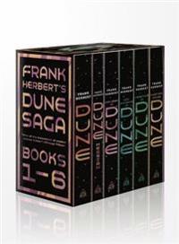 Bokomslag for Frank Herbert's Dune Saga 6-Book Boxed Set: Dune, Dune Messiah, Children of Dune, God Emperor of Dune, Heretics of Dune, Andchapterhouse: Dune