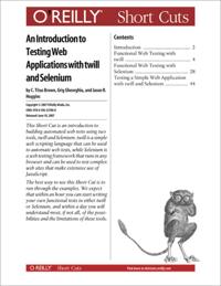 Introduction to Testing Web Applications with twill and Selenium