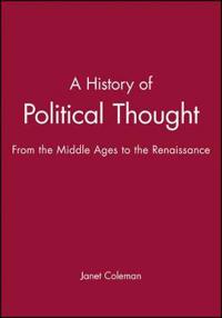Bokomslag för "A History of Political Thought"