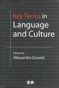 Bokomslag for "Key Terms in Language and Culture"