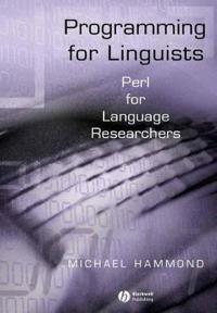 Programming for linguists - perl for language researchers
