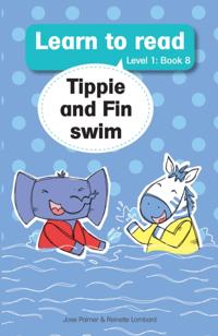 Learn to read (Level 1 Book 8): Tippie and Fin swim