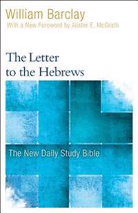 Kirjan kansi "The Letter to the Hebrews"