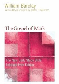Kirjan kansi "The Gospel of Mark"