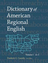 Kirjan kansi "Dictionary of American Regional English"
