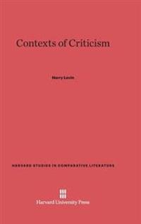 Contexts of Criticism
