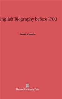English Biography Before 1700
