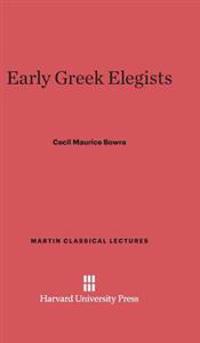 Early Greek Elegists