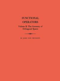 Functional Operators, Volume 2