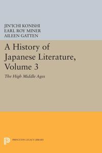 Bokomslag för "A History of Japanese Literature, Volume 3"