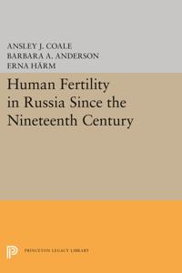 Kirjan kansi "Human Fertility in Russia Since the Nineteenth Century"