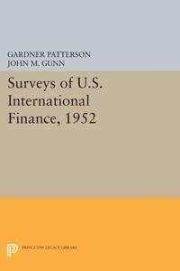 Bokomslag för "Surveys of U.S. International Finance, 1952"