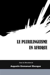 Le Plurilinguisme En Afrique: Representations, Description Et Interventions