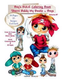 Sherri Baldy My-Besties Boys Rule Coloring Book