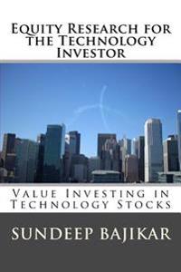 Kirjan kansi "Equity Research for the Technology Investor: Value Investing in Technology Stocks"