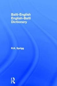 Bokomslag for "Balti-English English-Balti Dictionary"