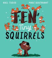 Bokomslag för "Ten Tiny Squirrels"