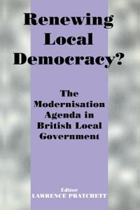 Bokomslag för "Renewing Local Democracy?"