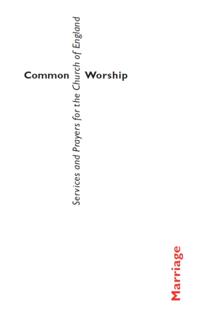 Common Worship: Services and Prayers for the Church of England
