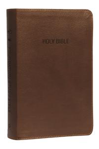 NKJV, Foundation Study Bible, Leathersoft, Brown, Red Letter