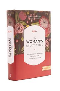 Nkjv, womans study bible, hardcover, red letter, full-color - receiving god
