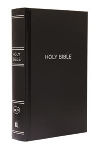 Nkjv, pew bible, large print, hardcover, black, red letter edition, comfort