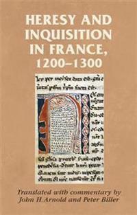 Kirjan kansi "Heresy and Inquisition in France, 1200–1300"