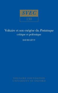 Voltaire et son exégèse du Pentateuque