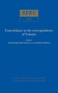 Concordance to the Correspondence of Voltaire