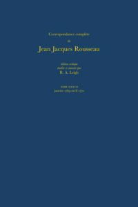 Correspondance complète de Rousseau (Complete Correspondence of Rousseau) 37