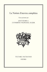 La Notion d'œuvres complètes