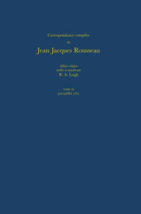 Correspondance complète de Rousseau (Complete Correspondence of Rousseau) 11