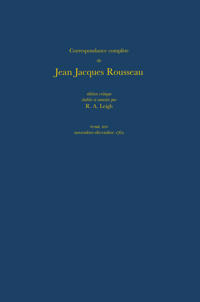 Correspondance complète de Rousseau (Complete Correspondence of Rousseau) 14