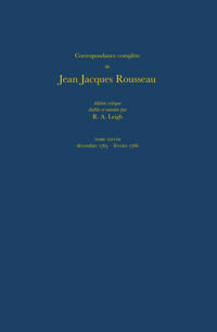 Correspondance complète de Rousseau (Complete Correspondence of Rousseau) 28
