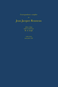 Correspondance complète de Rousseau (Complete Correspondence of Rousseau) 29