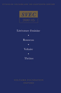Littérature Féminine; Rousseau; Voltaire; Théâtre
