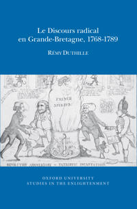 Le Discours radical en Grande-Bretagne, 1768-1789