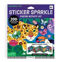 Rainforest Life Sticker Sparkle Poster Activity Kit