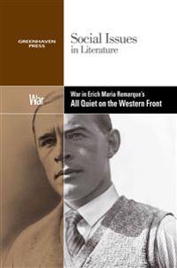 Kirjan kansi "War in Erich Maria Remarque's All Quiet on the Western Front"