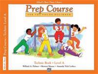 Alfred's Basic Piano Library Prep Course Technic A