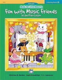 Alfred's Music for Little Mozarts, Fun With Music Friends Coloring Book