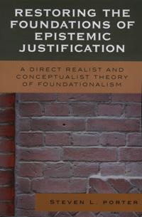 Bokomslag for "Restoring the Foundations of Epistemic Justification"
