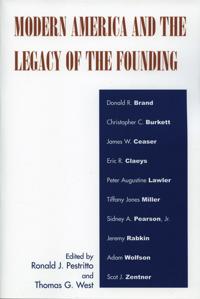 Bokomslag för "Modern America and the Legacy of Founding"