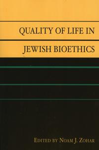 Kirjan kansi "Quality of Life in Jewish Bioethics"