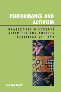 Bokomslag för "Performance and Activism"