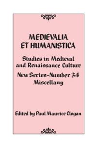Medievalia et Humanistica Series