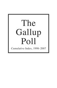 Gallup Polls Annual (rl)