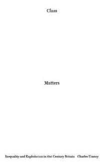 Class Matters