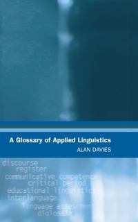 Bokomslag för "A Glossary of Applied Linguistics"